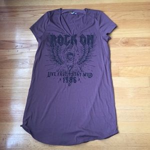 Charlotte Russe T-Shirt Dress